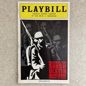 Playbill Observe the Sons of Ulster Justin Theroux Scott Wolf Richard Easton